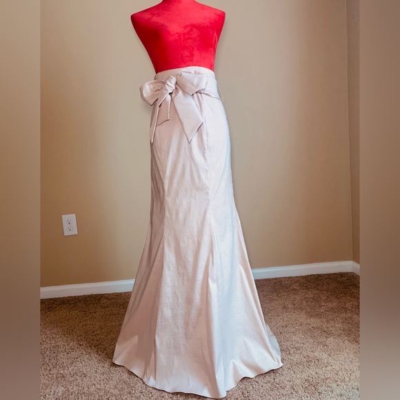 CHETTA B KHAKHI MERMAID FORMAL SKIRT - Picture 5 of 9